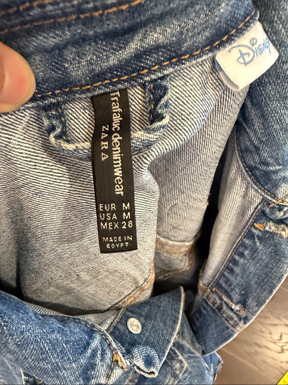 Rare Collectible Zara Trafaluc Denimwear Jacket with Disney Character Patches - Picture 9 of 13